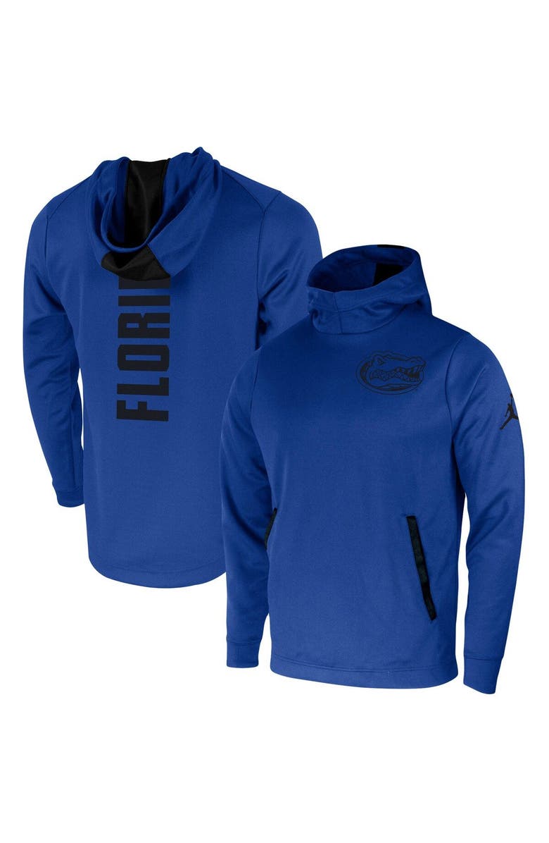 Jordan Brand Men's Jordan Brand Royal Florida Gators 2-Hit Performance Pullover Hoodie, Main, color, 