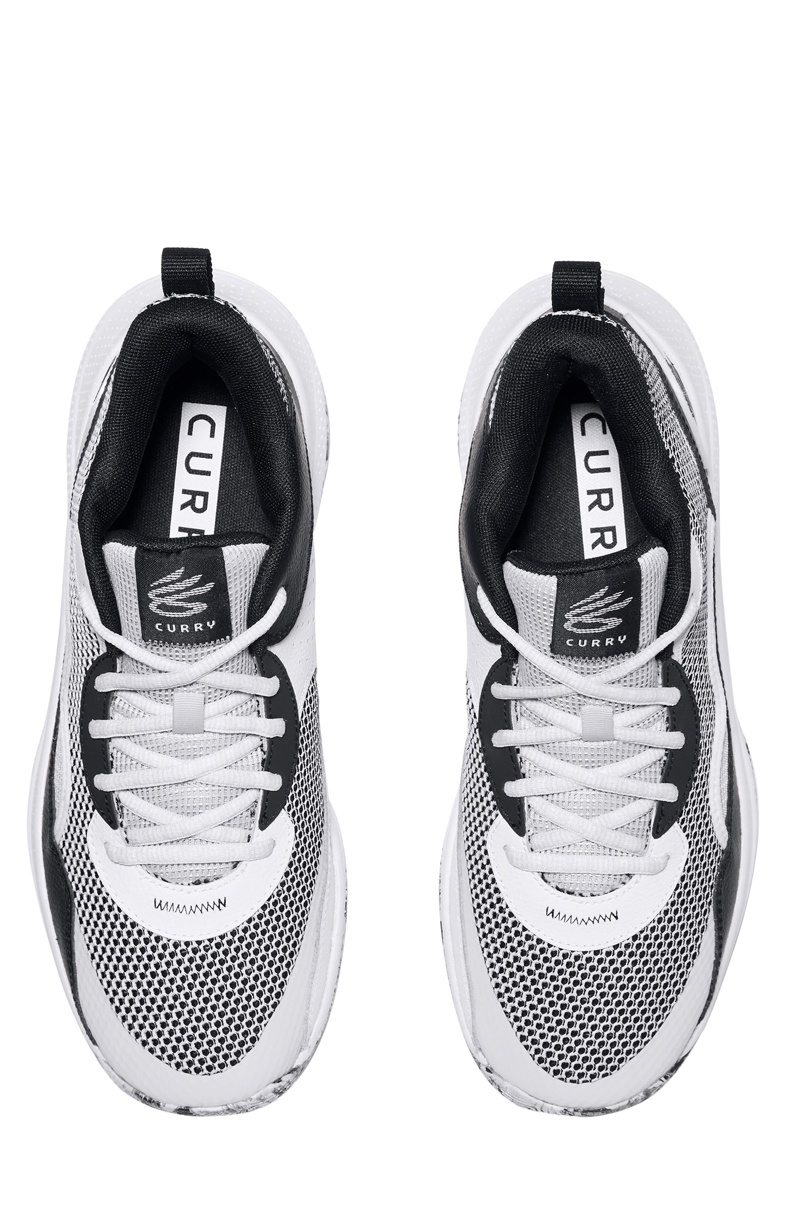 Under Armour Gender Inclusive Curry Sneaker, Alternate, color, White