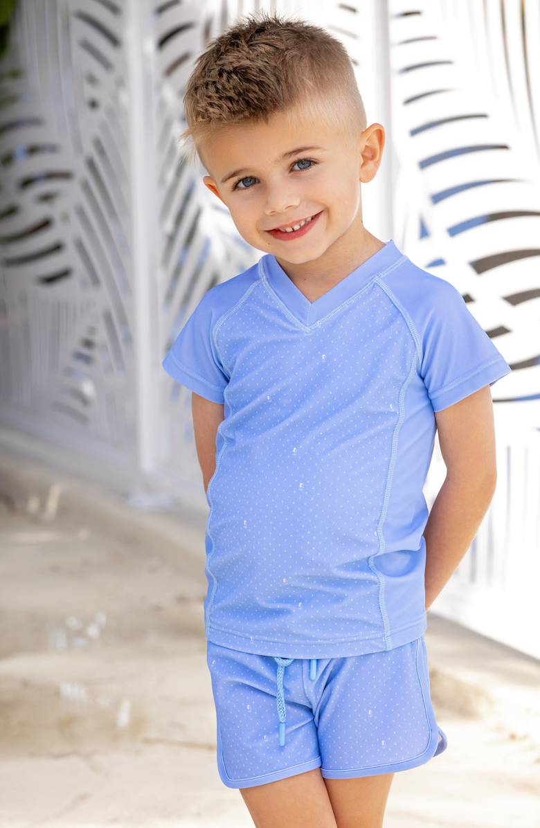 NoggiWear Emblem One Piece Swimsuit, Alternate, color, Blue