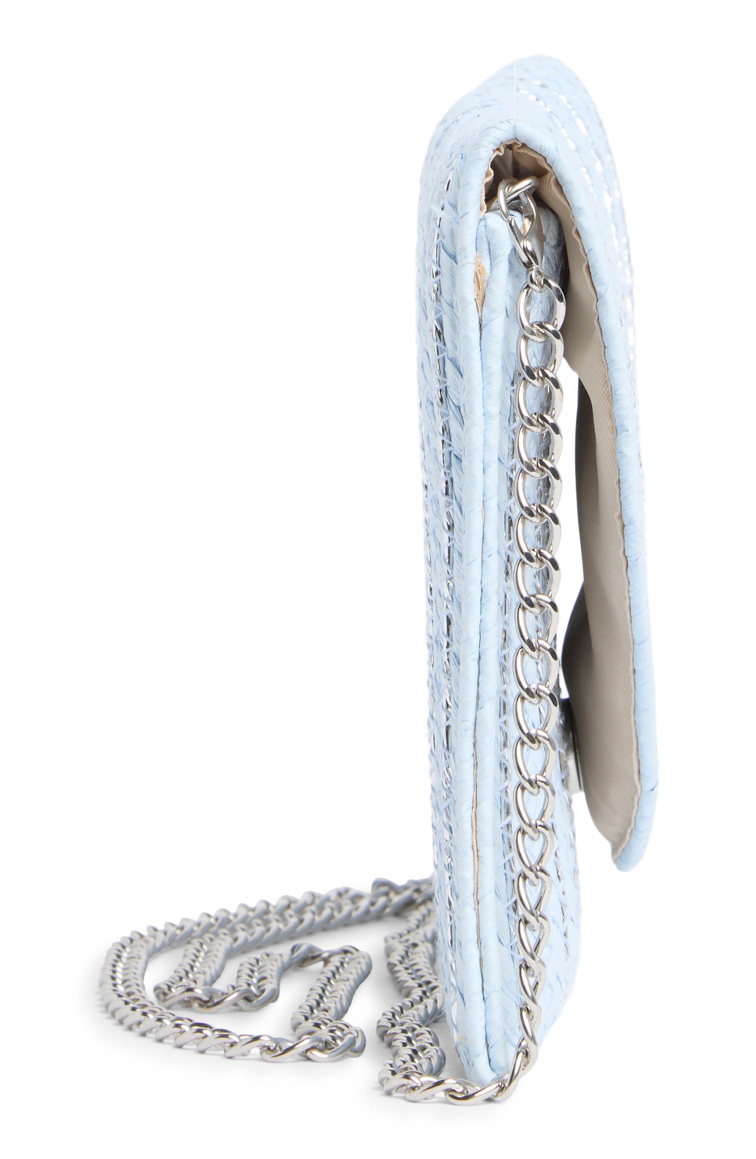Collection XIIX Straw Clutch, Alternate, color, Light Blue