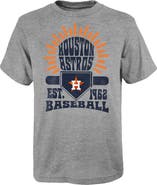 Outerstuff Youth Gray Houston Astros Sun Burst T-Shirt
