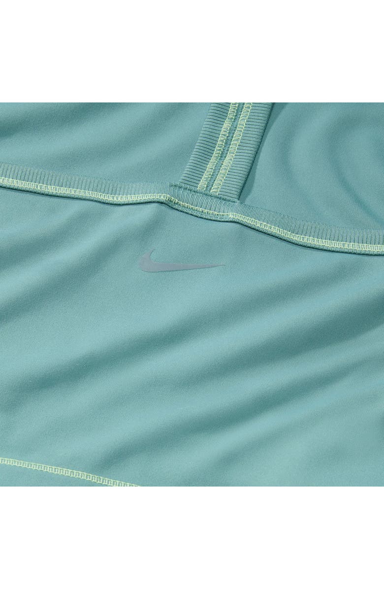 Nike One Fitted Dri-FIT Crop Tank Top, Alternate, color, Bicoastal/ Black