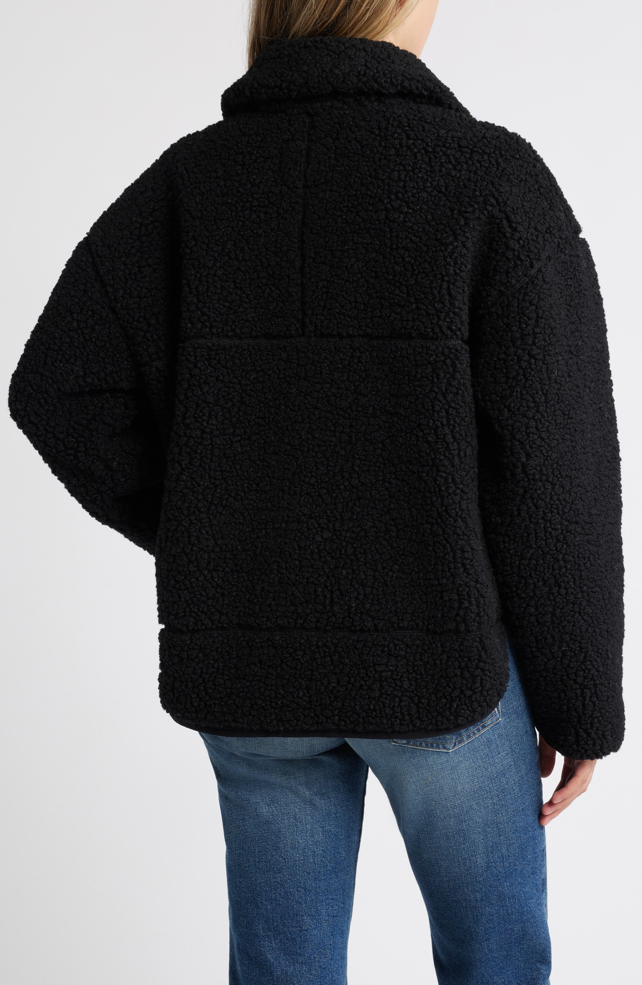 Lucky Brand Cozy High Pile Fleece Jacket (Women) | Nordstrom