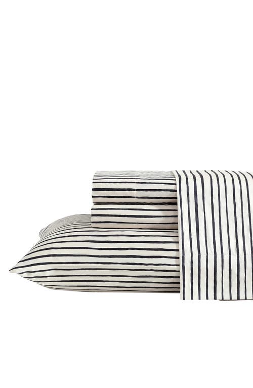 Marimekko Ajo 200 Thread Count Cotton Sheet Set In Black