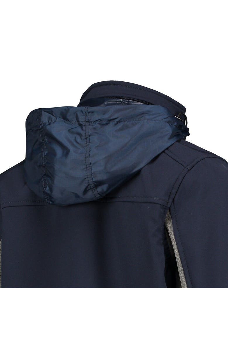 DUNBROOKE Women's Dunbrooke Navy Chicago Bears Zephyr Softshell Full-Zip Jacket, Alternate, color, 