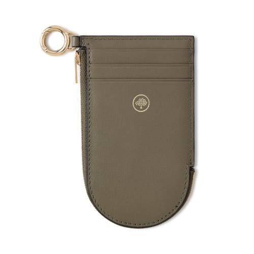 Mulberry Cardholder Keyring In Green