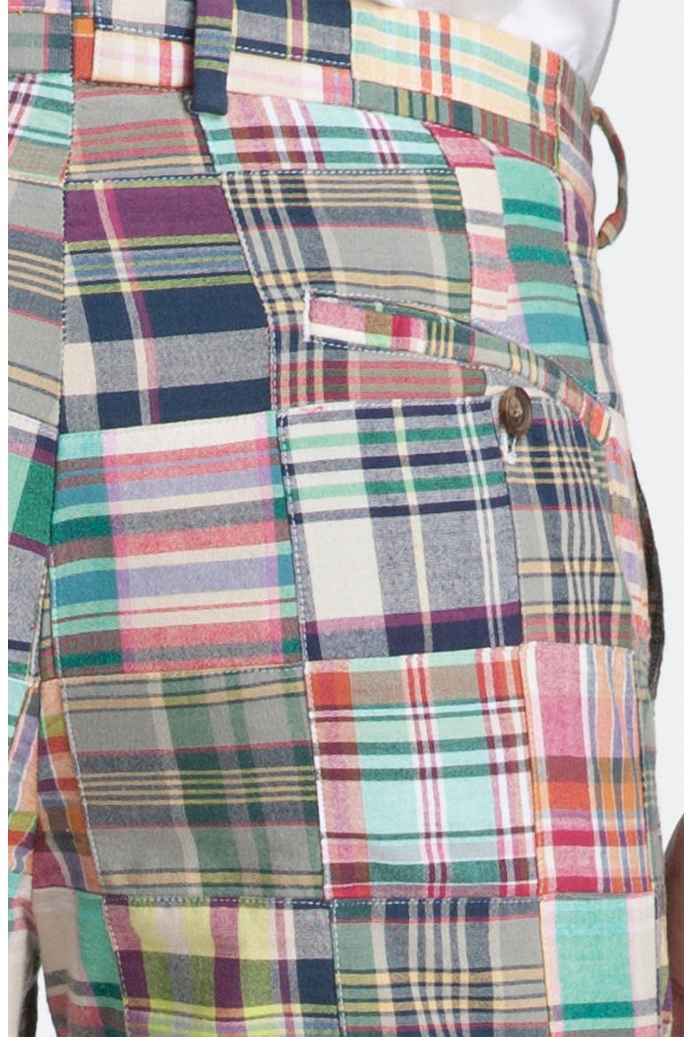 'Clark' Patchwork Madras Pants, Alternate, color, PATCHWORK MULTI