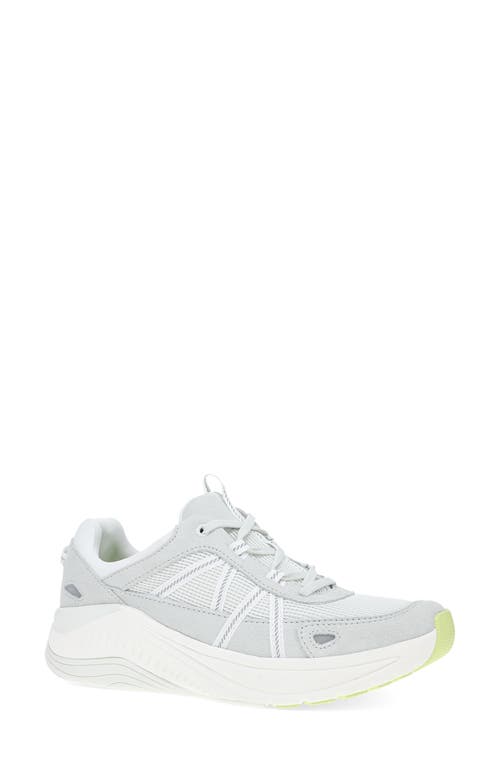 Dansko Poppy Sneaker In Grey Suede