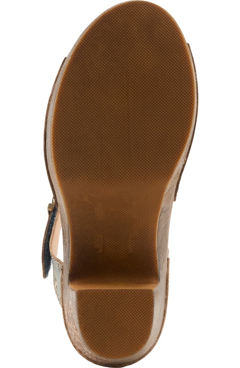 L'Artiste by Spring Step Japhette Platform Sandal, Alternate, color, Blue Multi