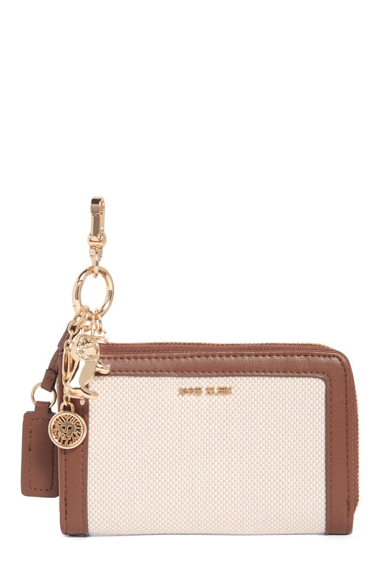 Bifold Wallet with Charms, Main, color, WALNUT