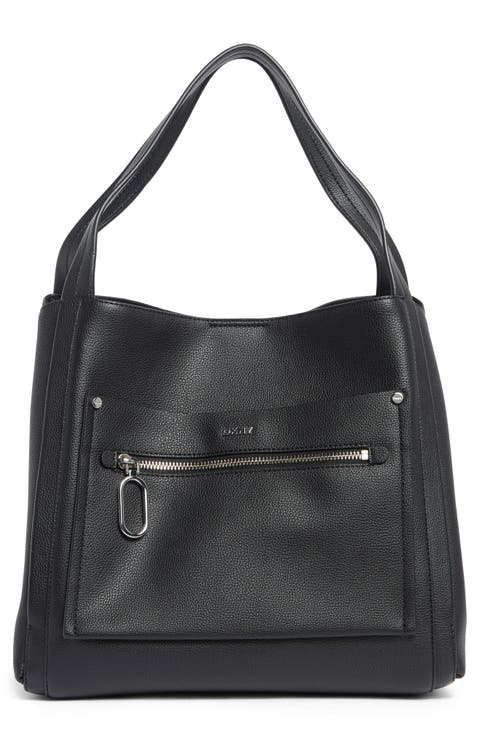 Nala Faux Leather Hobo Bag