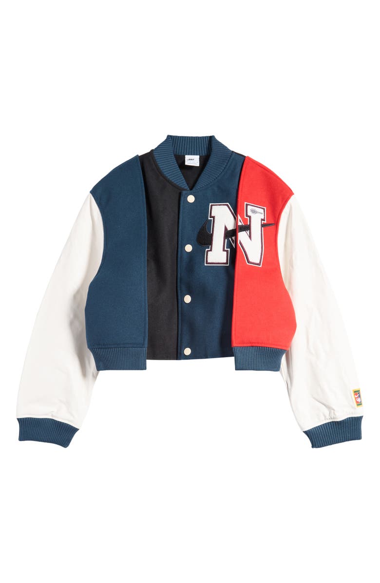 Nike x Yoon Ahn Varsity Bomber Jacket, Main, color, 