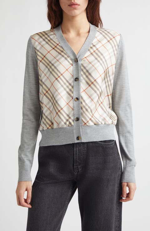 Sigourney Mixed Media Cardigan