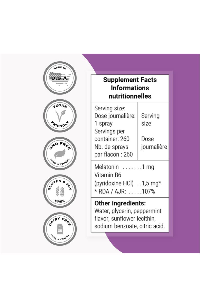SuperSmart Melatonin Spray, Alternate, color, NO COLOR