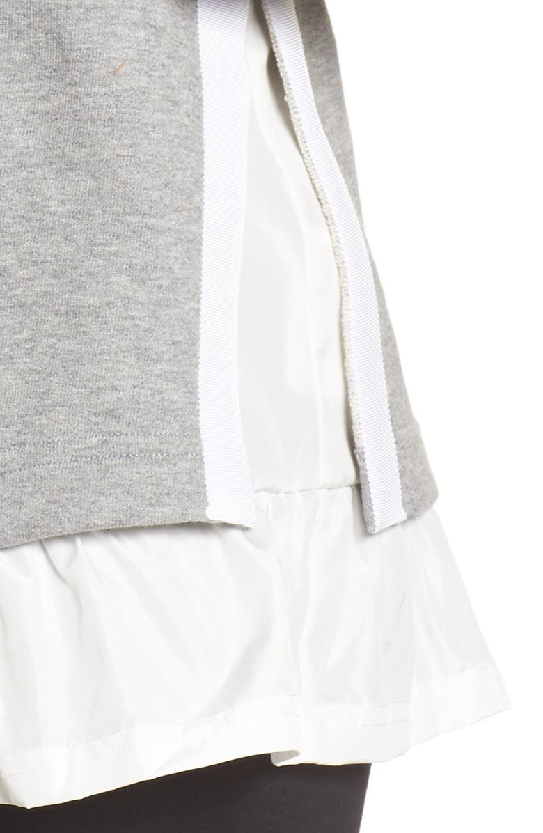 Kate Spade New York ruffle hoodie sweatshirt, Alternate, color, 