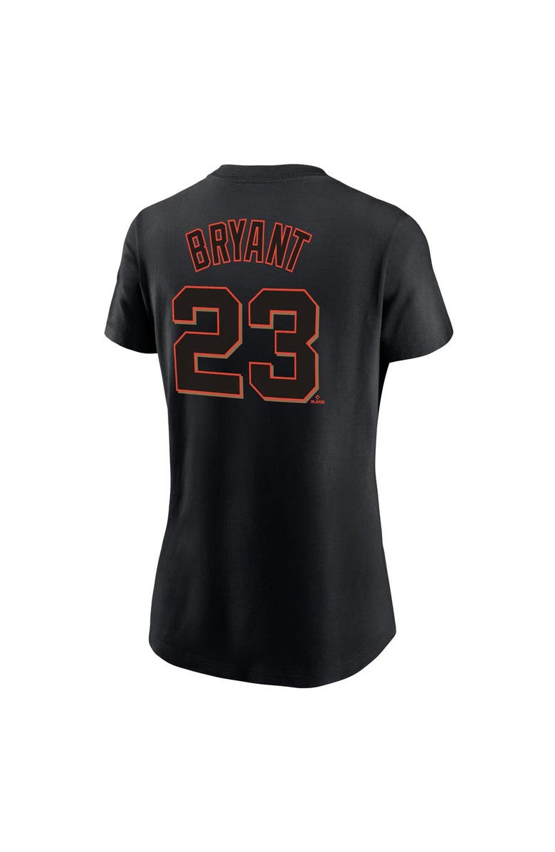 Nike Women's Nike Kris Bryant Black San Francisco Giants Name & Number T-Shirt, Alternate, color, 