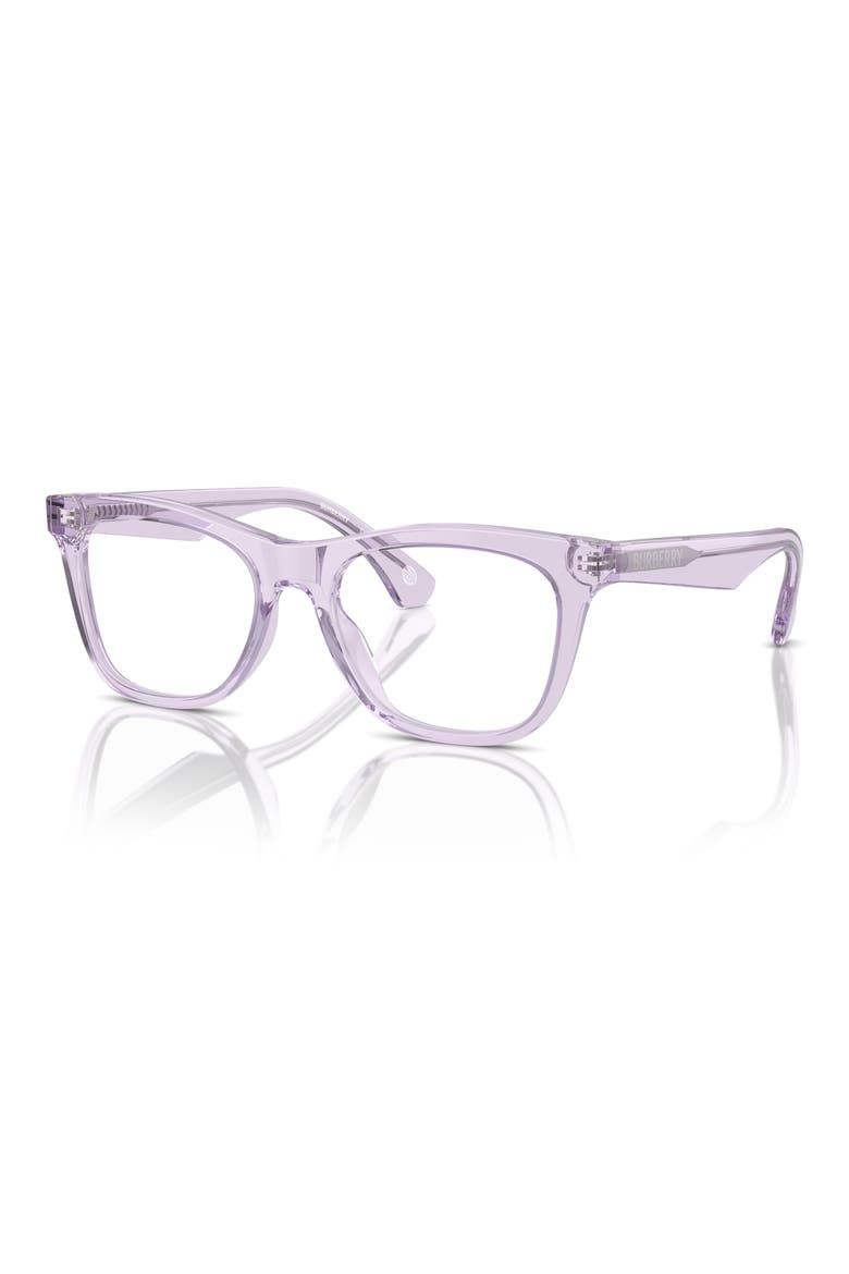 47mm Square Optical Glasses, Alternate, color, LILAC / DEMO LENS