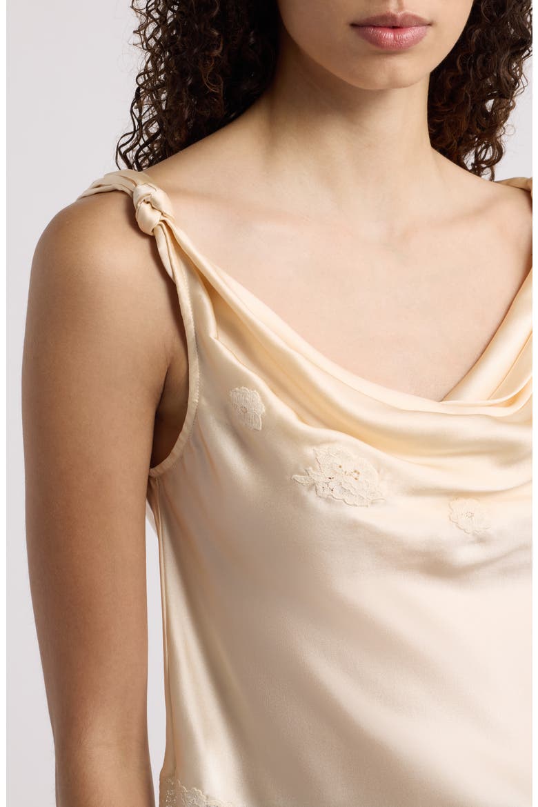 Manon Silk Camisole, Alternate, color, CANDLELIGHT