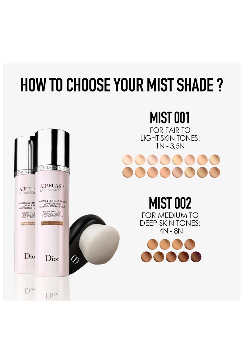 Backstage Airflash Radiance Mist Primer & Setting Spray, Alternate, color, 002 MEDIUM/DEEP RADIANCE