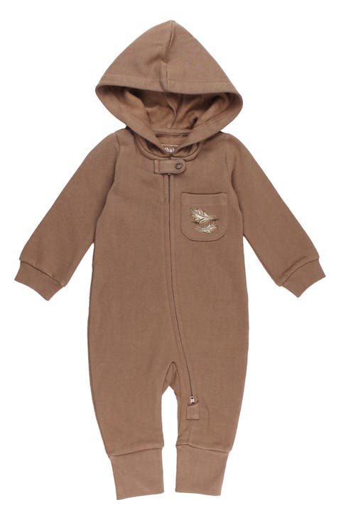 Organic Cotton Hooded Romper