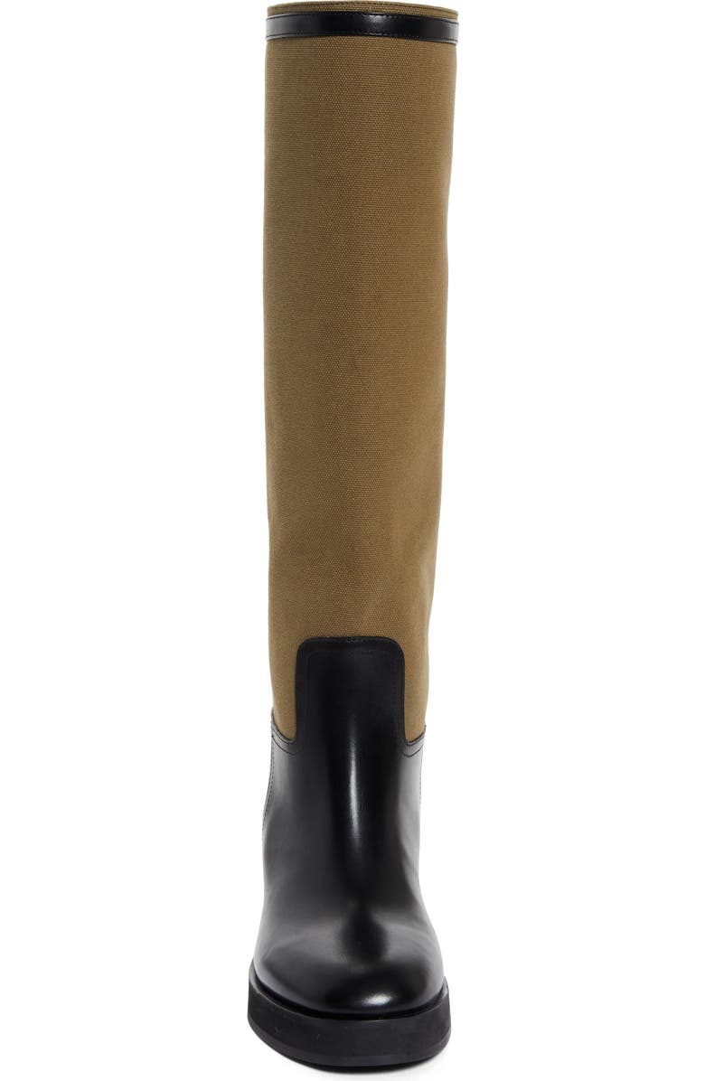 Jimmy Choo Yasmin Mixed Media Knee High Boot, Alternate, color,