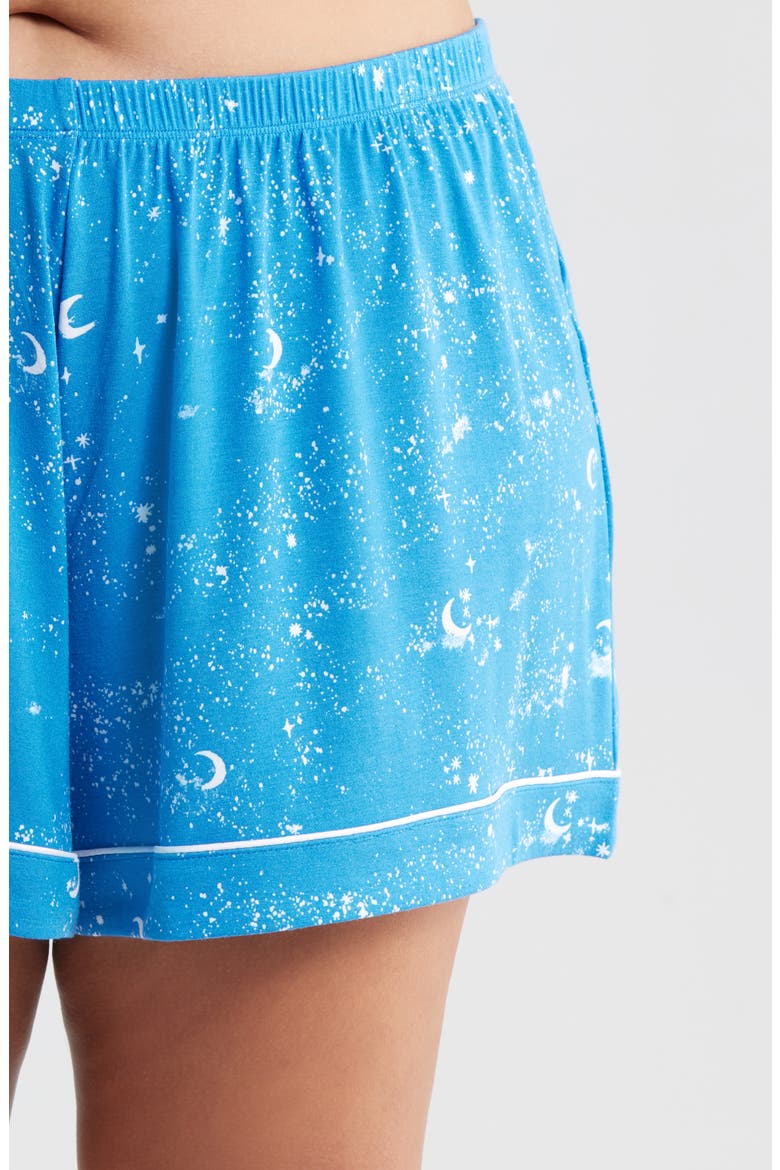 Moonlight Eco Short Pajamas, Alternate, color, BLUE BEYOND