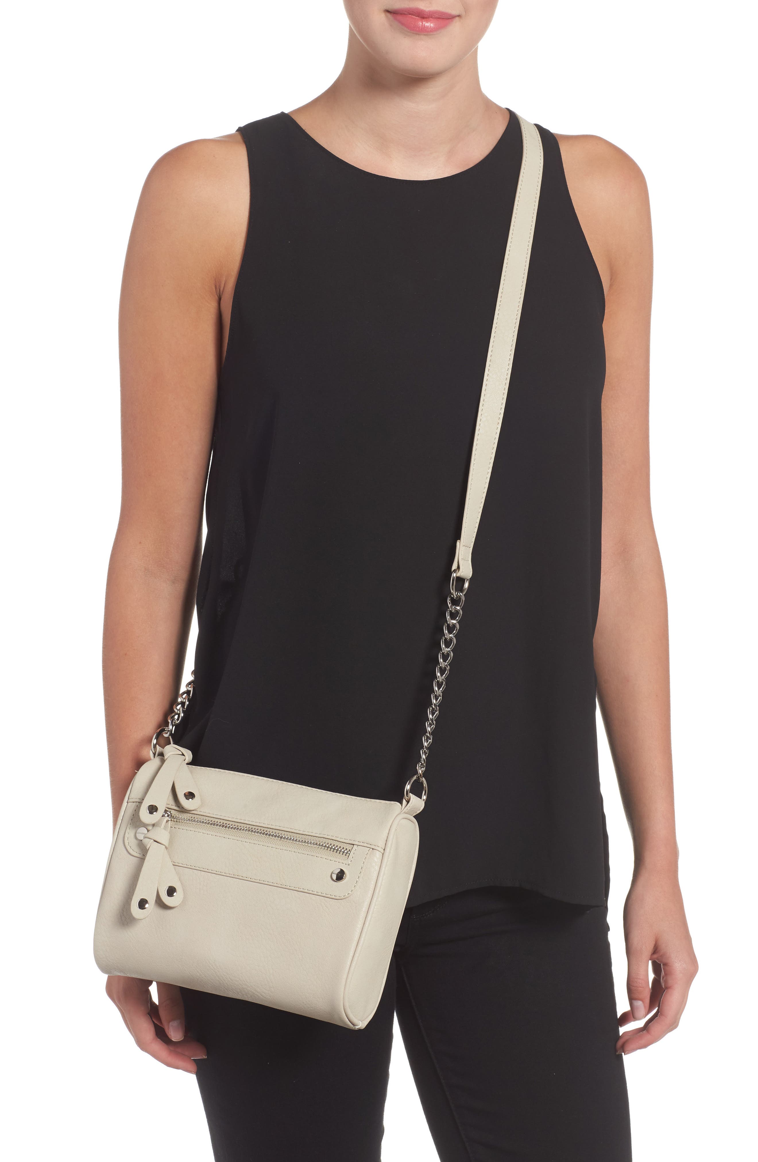 BP. Double Stud Crossbody Bag, Alternate, color, 