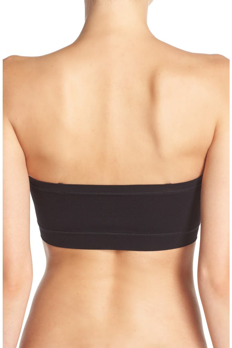 Seamless Bandeau, Alternate, color, BLACK