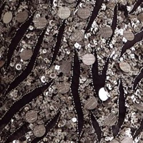 Nasty Gal Mixed Disc Sequin Longline Cami Top In Black