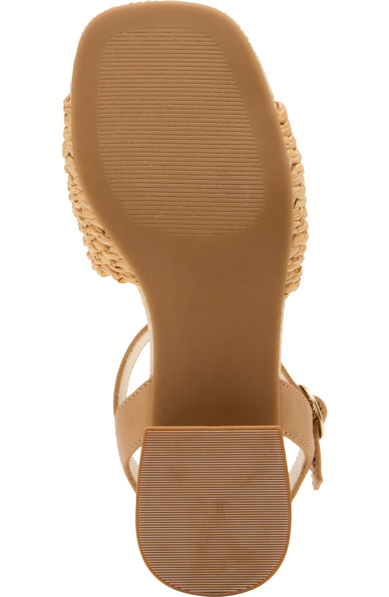 Steve Madden Kids' Jgolden Ankle Strap Sandal, Alternate, color, Natural Raffia