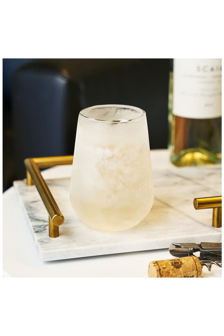 Glacier Double Walled Chilling Glass, Alternate, color, NO COLOR