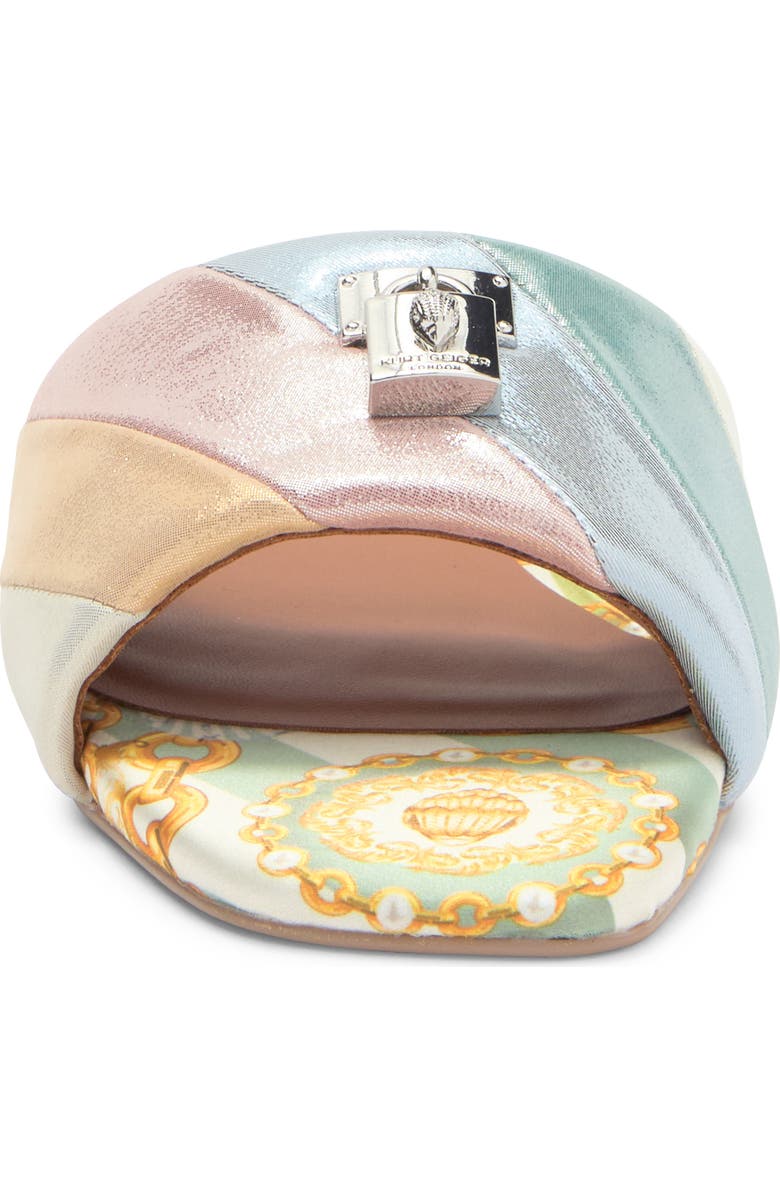 Kurt Geiger London Brixton Slide Sandal, Alternate, color, Metallic Combo