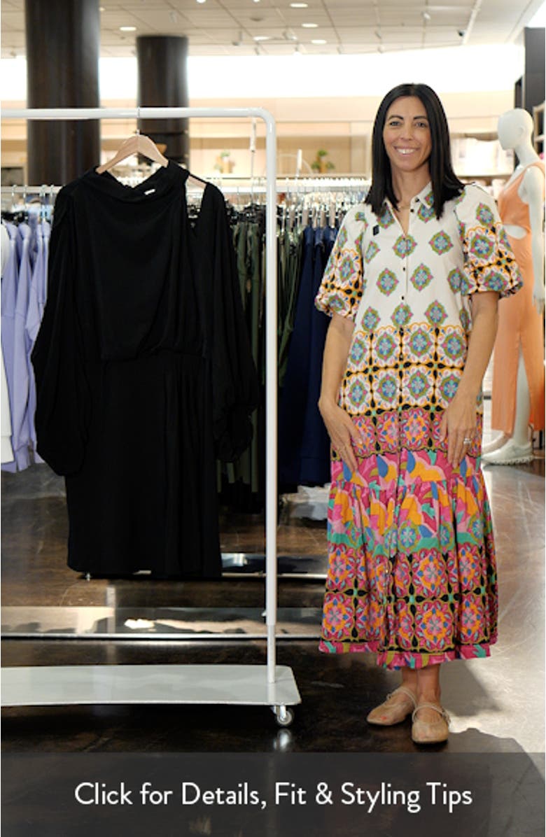 Jaylee Shoulder Cutout Long Sleeve Dress, sales video thumbnail