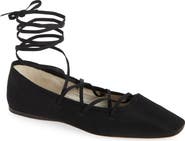 Loeffler Randall Louisa Ankle Wrap Ballet Flat