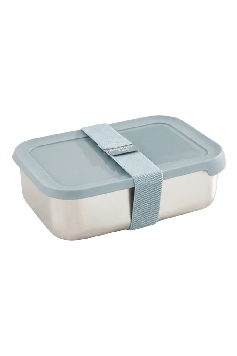 Leo Stainless Steel Lunch Box, Main, color, SLATE