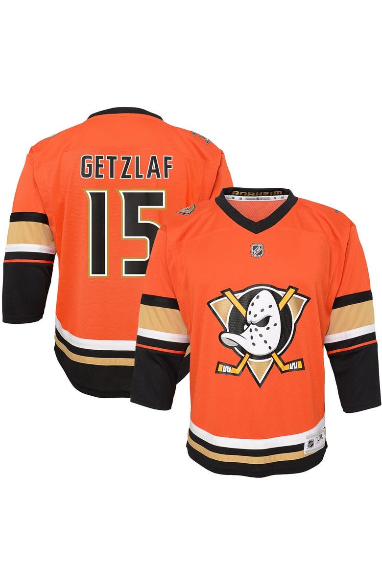 Outerstuff Preschool Ryan Getzlaf Orange Anaheim Ducks 2019/20 Alternate Replica Player Jersey, Alternate, color,