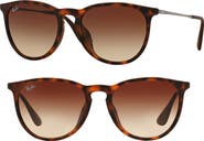 Ray-Ban Erika 54mm Gradient Round Sunglasses