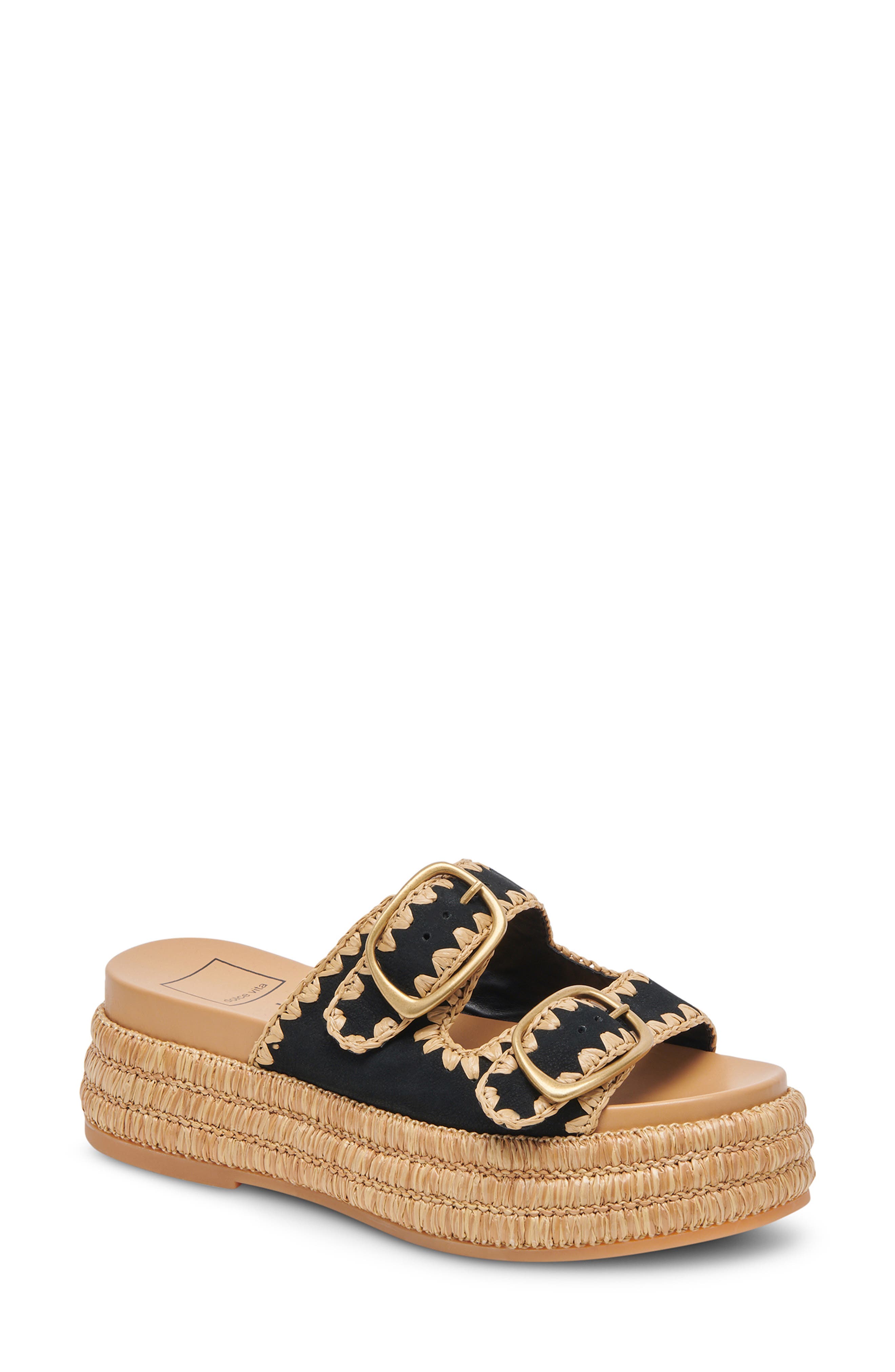 Dolce Vita Wanika Espadrille Platform Slide Sandal, Main, color, 