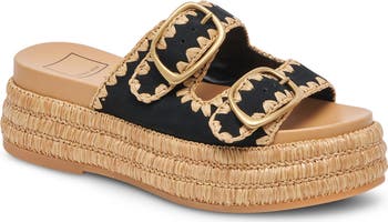 Dolce Vita Wanika Espadrille Platform Slide Sandal (Women