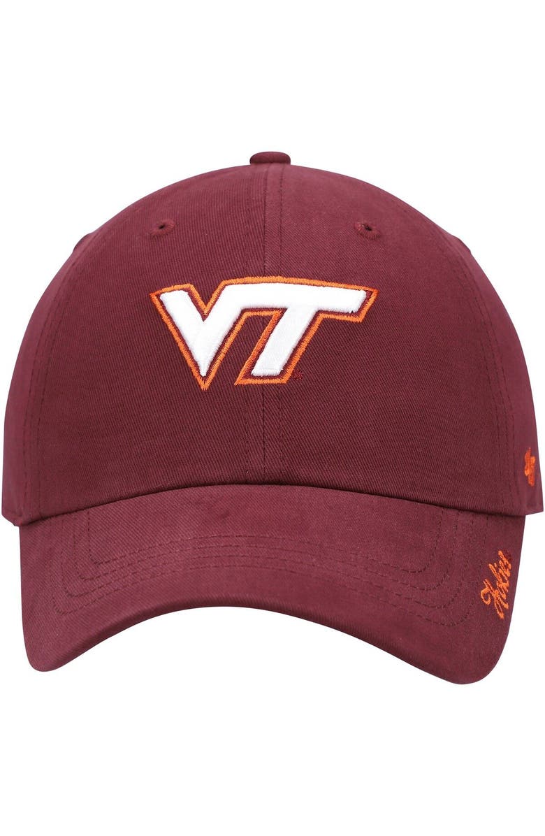'47 Women's '47 Maroon Virginia Tech Hokies Miata Clean Up Logo Adjustable Hat, Alternate, color, 
