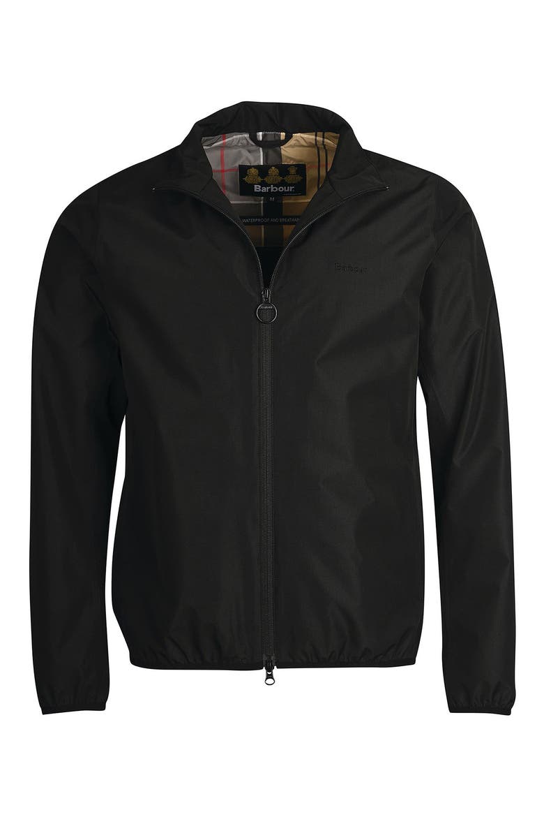 Korbel Zip-Up Rain Jacket, Alternate, color, BLACK