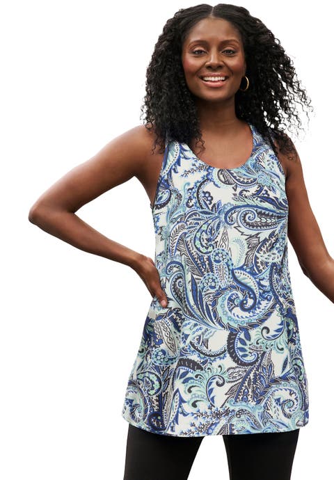 Georgette Tunic Tank (Plus Available)