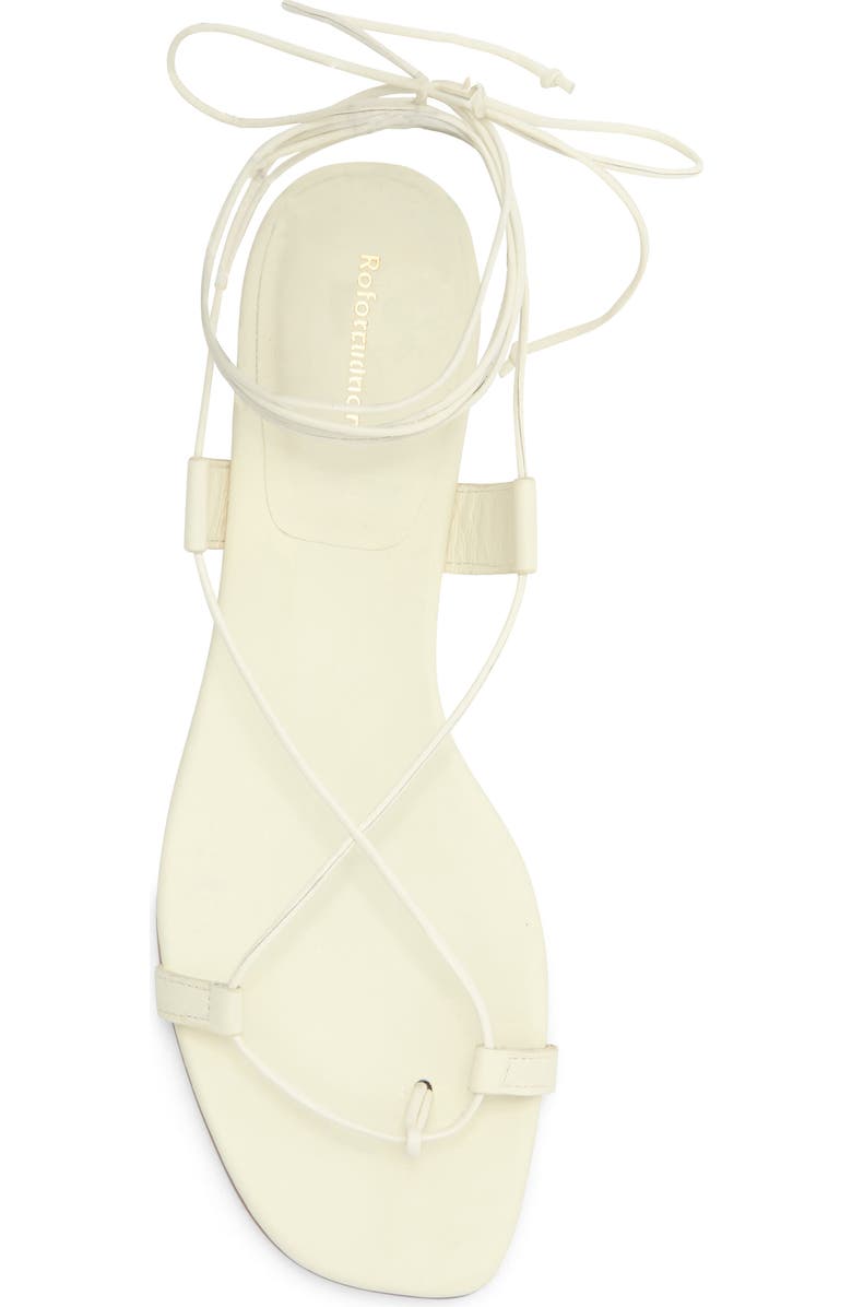 Reformation Alize Lace-Up Sandal, Alternate, color,