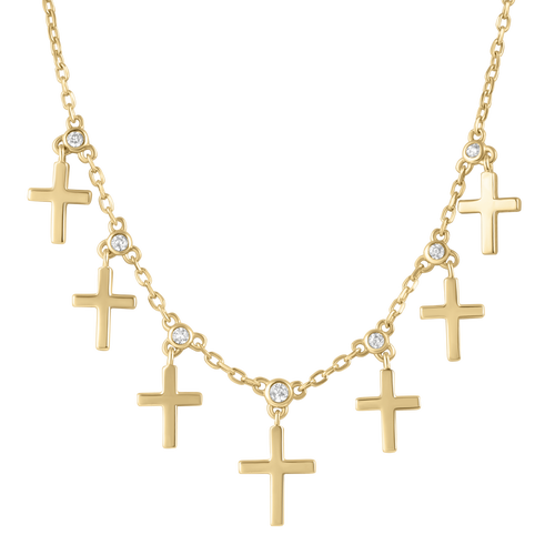 Electric Picks Heaven Sent Cross Necklace