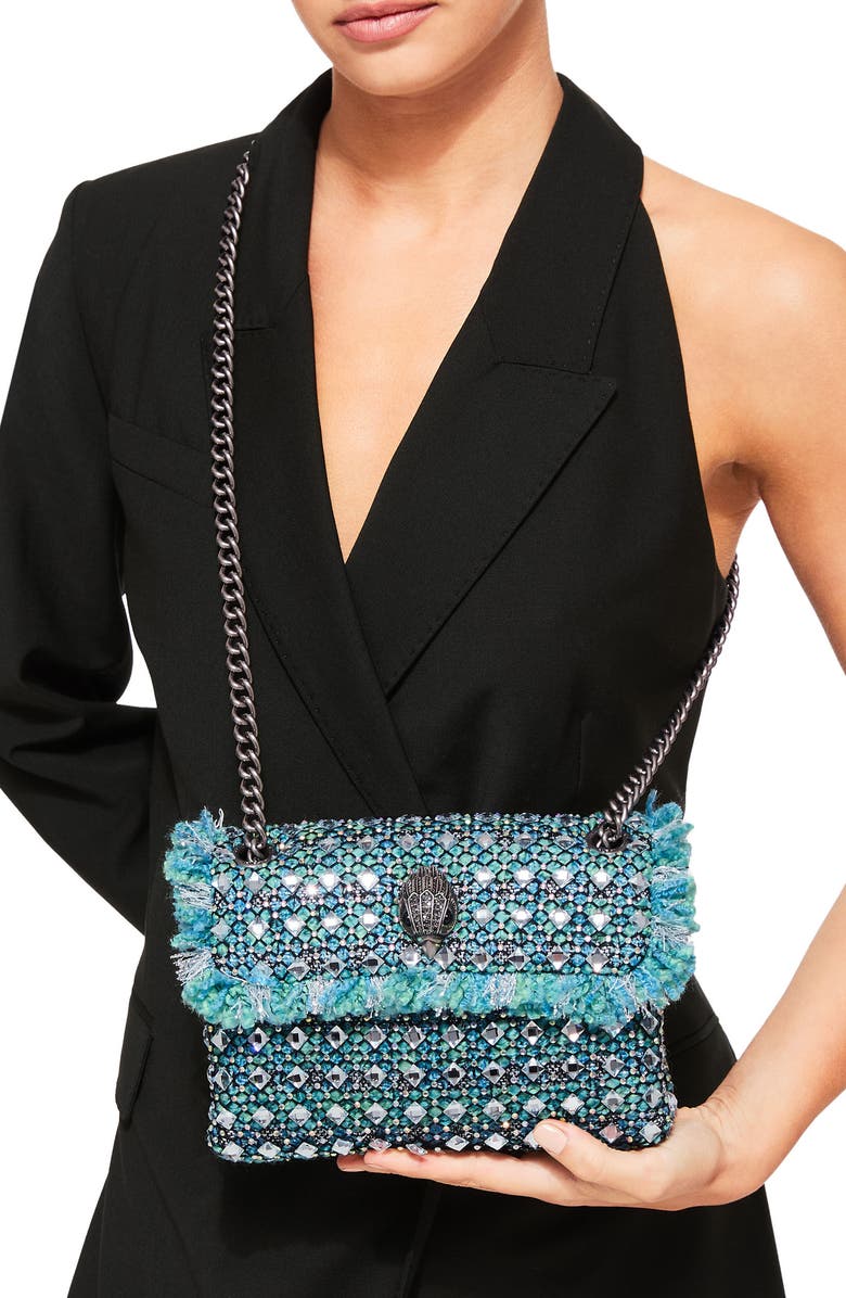 Kurt Geiger London Mini Kensington Tweed Convertible Crossbody Bag, Alternate, color,