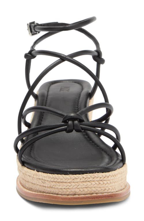 PAIGE PAIGE JULIA ANKLE STRAP ESPADRILLE PLATFORM WEDGE SANDAL