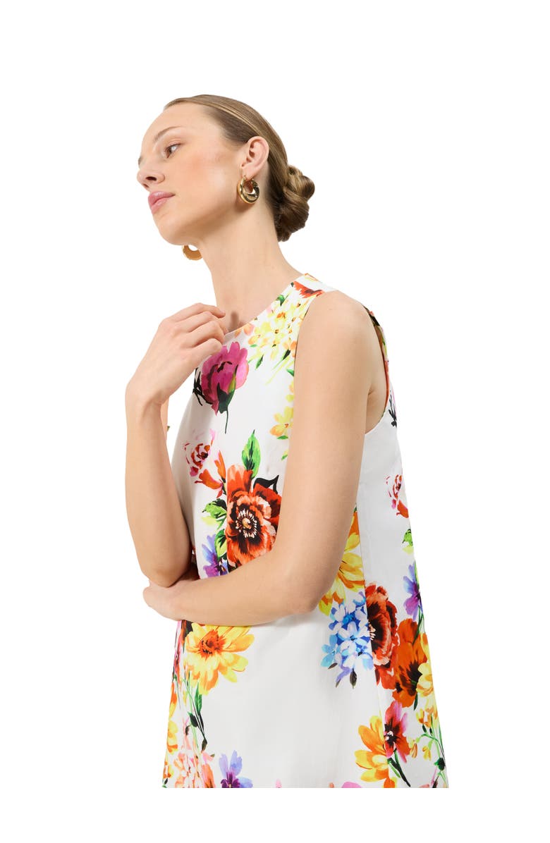 Ro&Zo Bold Floral Shift Dress, Alternate, color, 