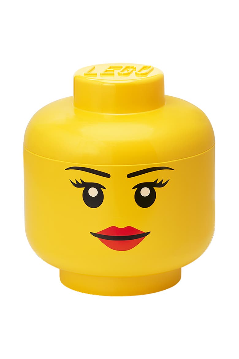 Storage Head Small Girl, Ages 3+, Alternate, color, Yellow