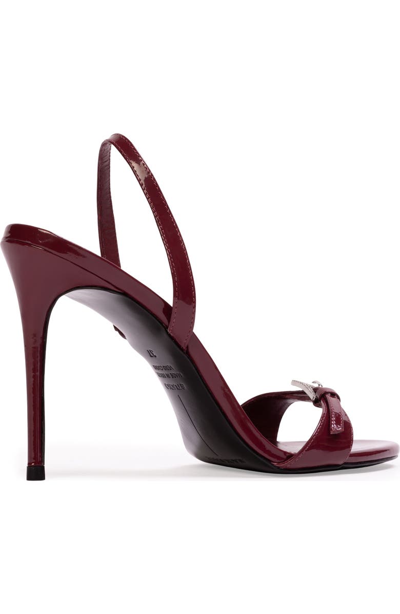 BLACK SUEDE STUDIO Romi 100 Patent Sandal, Alternate, color, Ruby Patent Leather