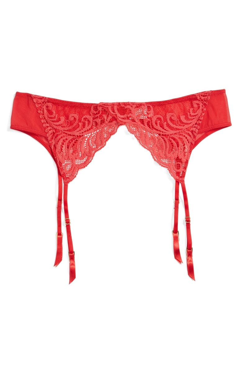 Natori Feathers Garter Belt, Main, color,